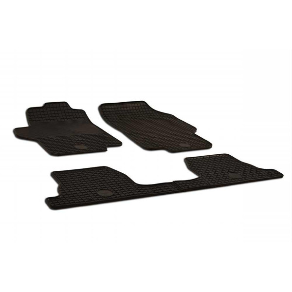 Rubber mats PEUGEOT 1007 2005-2009 4 pcs / 214637 / black