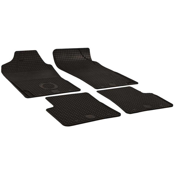 Rubber mats PEUGEOT 206 1998-2010 / 213101 / black