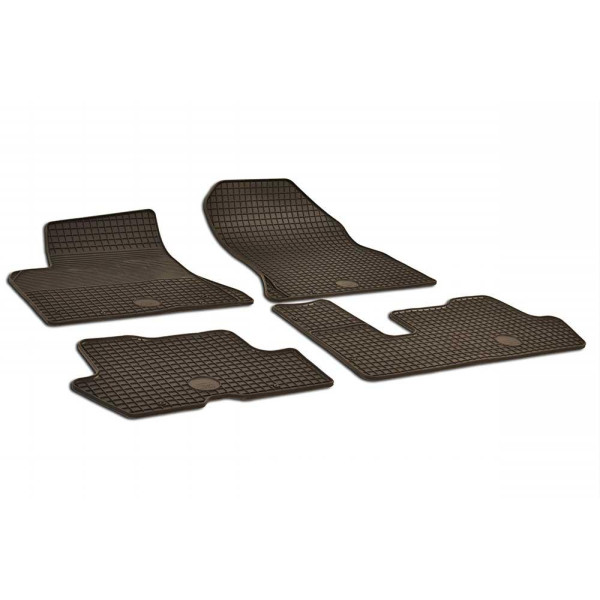 Rubber mats PEUGEOT 5008 2010-2016 4 pcs / 212648 / black