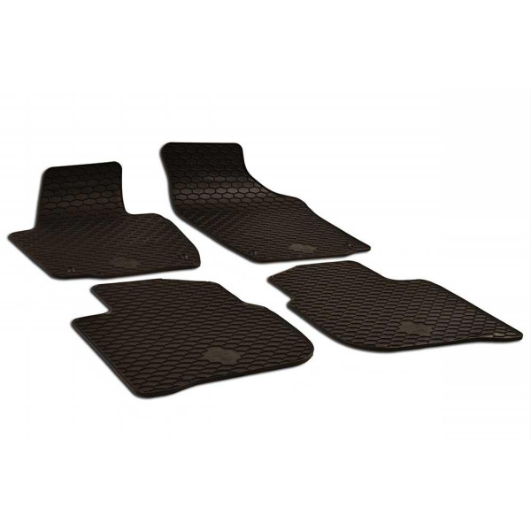 Rubber mats SEAT Toledo from 2012 4 pcs / 217884 / black