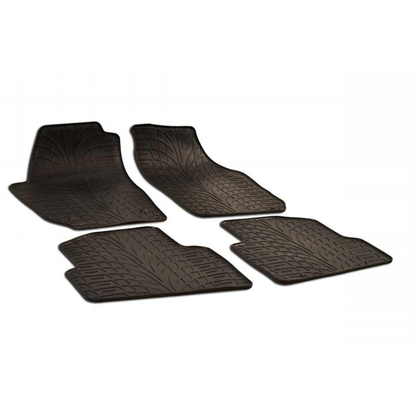 Rubber mats SKODA Fabia 2007-2014 4 pcs / 212694 / black