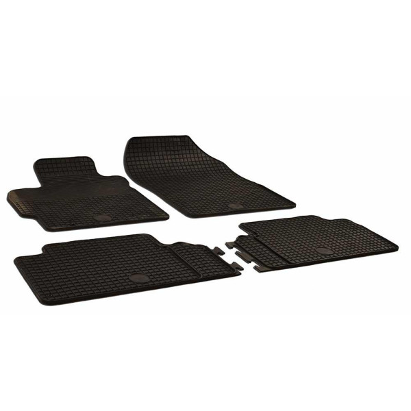 Rubber mats TOYOTA Corolla 2007-2013 4 pcs / 212674 / black