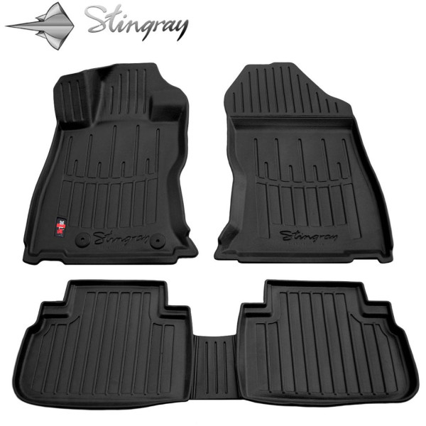 Rubber 3D mats SUBARU Forester SK from 2018 5 pcs / black / 5029025 / higher edges