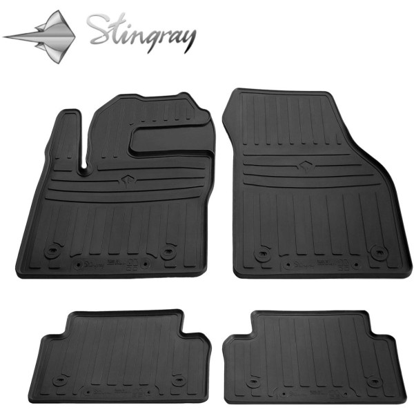 Rubber mats JAGUAR E-Pace from 2017 4 pcs / 1049024