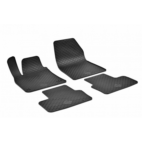 Rubber mats NISSAN JUKE from 2019 4 pcs / 222317 / black