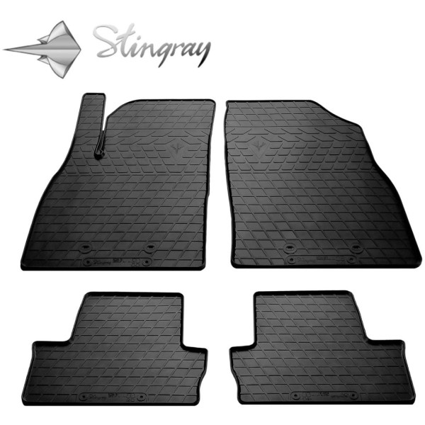 Rubber mats CHEVROLET Volt 2010-2015, 4 pcs / 1002084