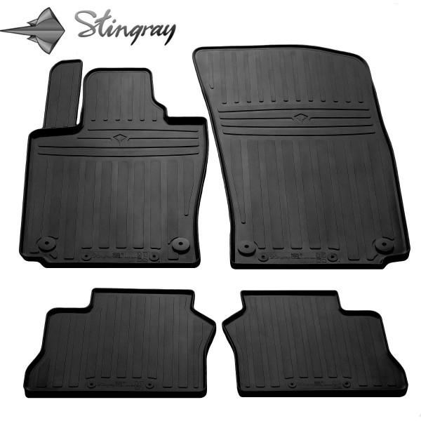 Rubber mats PORSCHE Panamera 970 2009-2016, 4 pcs / 1052034