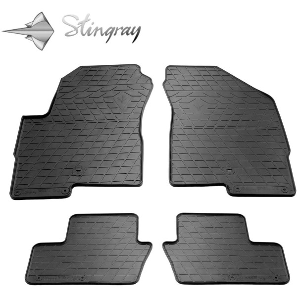 Rubber mats JEEP Patriot 2007-2016, 4 pcs / 1046054