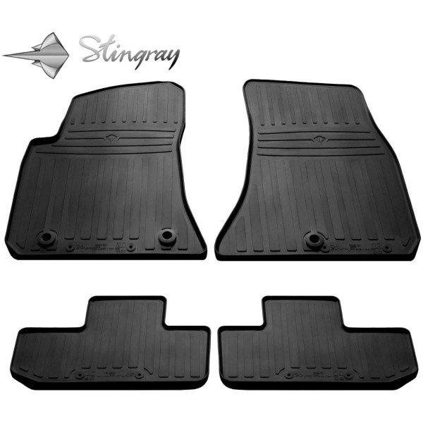 Rubber mats DODGE Challenger III 2008-2019, 4 pcs / 1053024