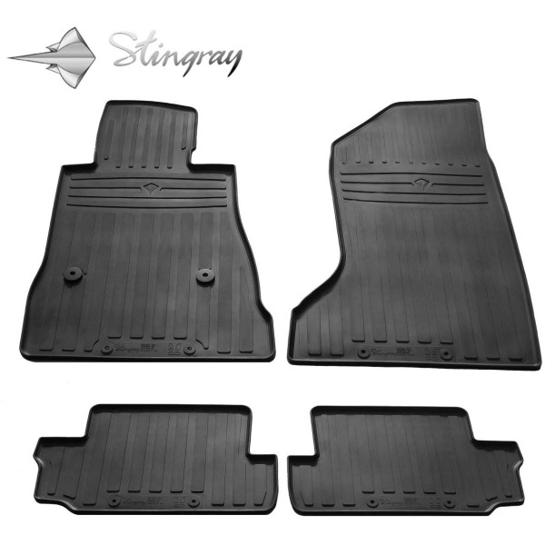 Rubber mats CHEVROLET Camaro VI from 2015 4 pcs / 1002134