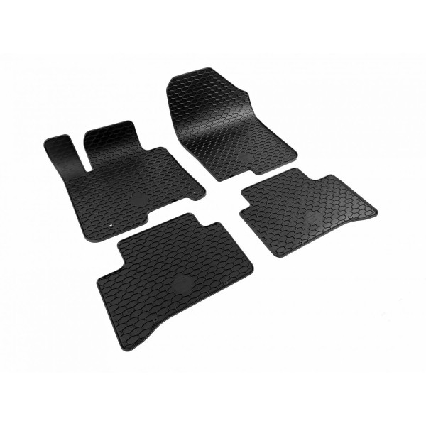 Rubber mats HYUNDAI TUCSON from 2020 / also Hybrid 4 pcs / 222674 / black