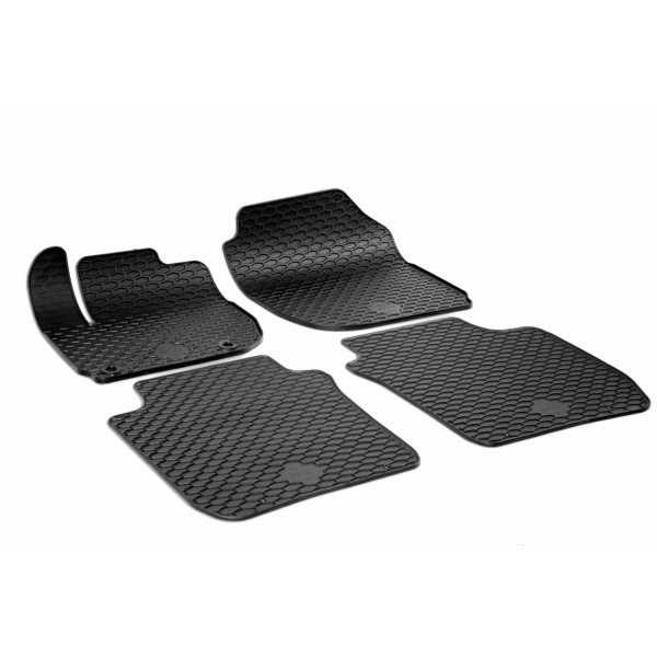 Rubber mats HONDA JAZZ CROSSTAR from 2020 / also Hybrid 4 pcs/ 222414 / black