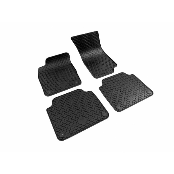 Rubber mats AUDI A8 D5 from 2018 4 pcs / 222714 / black