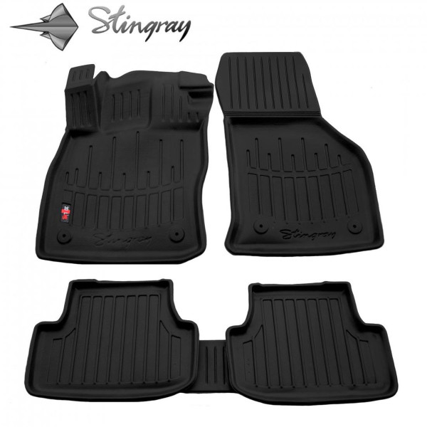 Rubber 3D mats AUDI A3 8Y from 2020 5 pcs / black / 5024155 / higher edges