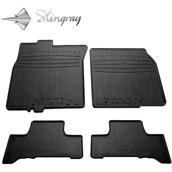 Rubber mats TOYOTA FJ Cruiser 2006-2016, 4 pcs / 1022374