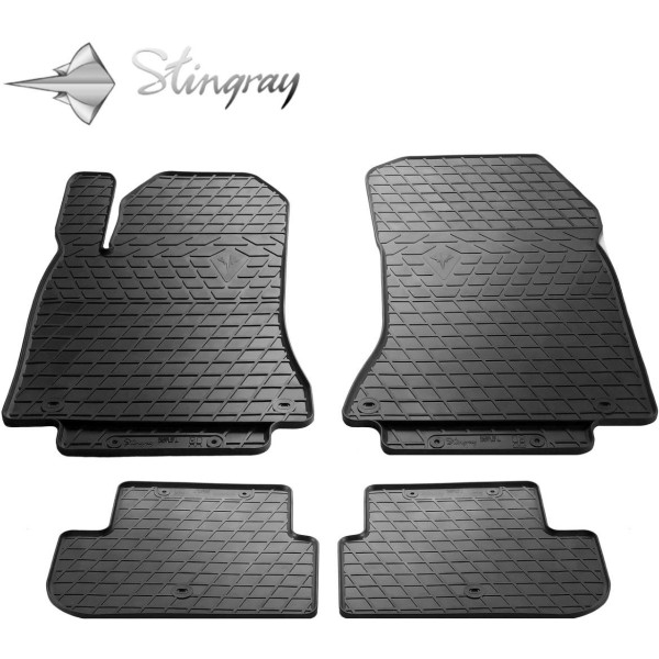 Rubber mats INFINITI QX30 2016-2019, 4 pcs / 1033034