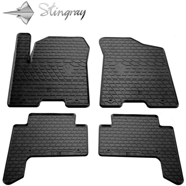 Rubber mats INFINITI QX80 from 2013 4 pcs / 1014194