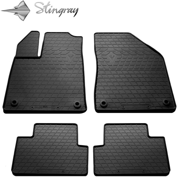 Rubber mats CHRYSLER 200 II 2014-2017, 4 pcs / 1061014