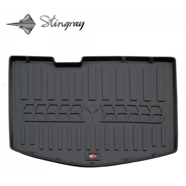 Rubber 3D trunk mat CHEVROLET Bolt from 2016 (apatinė bagažinė) / 6002021 / higher edges