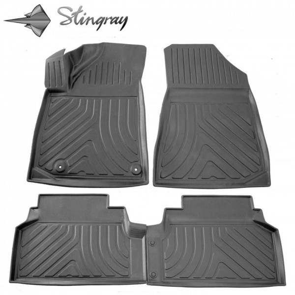 Rubber 3D mats KIA Niro EV from 2022 4 pc. / black / 5010074 / higher edges