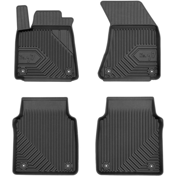 Rubber mats No.77 Audi A8 D4 Sedan 2009-2017 (Long version)