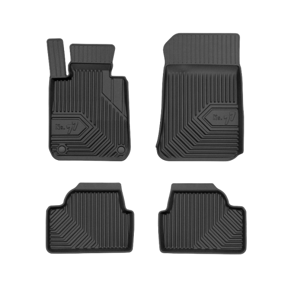 Rubber mats No.77 BMW 1 E87 2004-2011 (Hatchback)