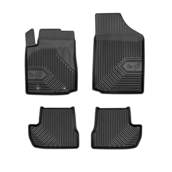 Rubber mats No.77 Citroen C2 Hatchback 2003-2009