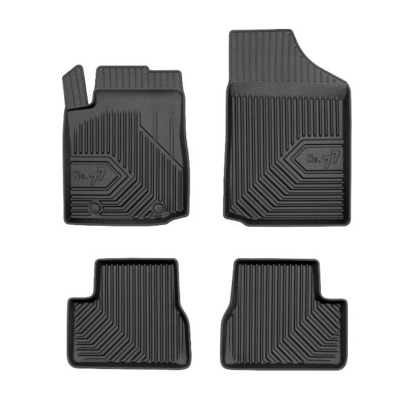 Rubber mats No.77 Citroen C3 I 2002-2009 (Hatchback)