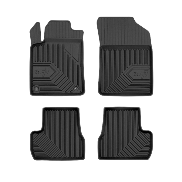 Rubber mats No.77 Citroen C3 II 2009-2016