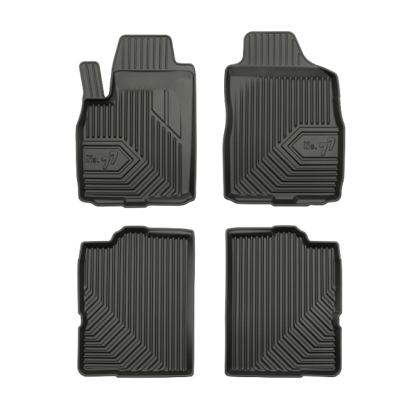 Rubber mats No.77 Fiat Panda II 2003-2012