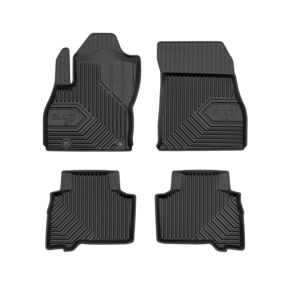 Rubber mats No.77 Fiat Qubo 2008-2020