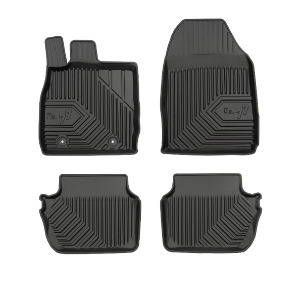 Rubber mats No.77 Ford Fiesta VI 2008-2017