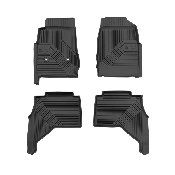 Rubber mats No.77 Isuzu D-MAX II 2011-2019