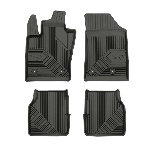 Rubber mats No.77 Jeep Compass II from 2017