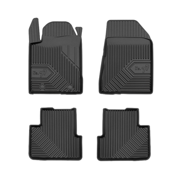 Rubber mats No.77 Fiat Bravo II 2007-2014 (Hatchback)