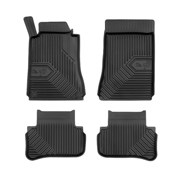 Rubber mats No.77 Mercedes C Class W203 2000-2007