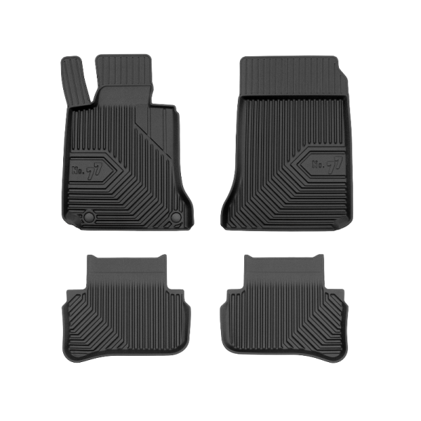 Rubber mats No.77 Mercedes C Class W204 2007-2013