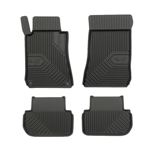 Rubber mats No.77 Mercedes CLK Class C209 2003-2010