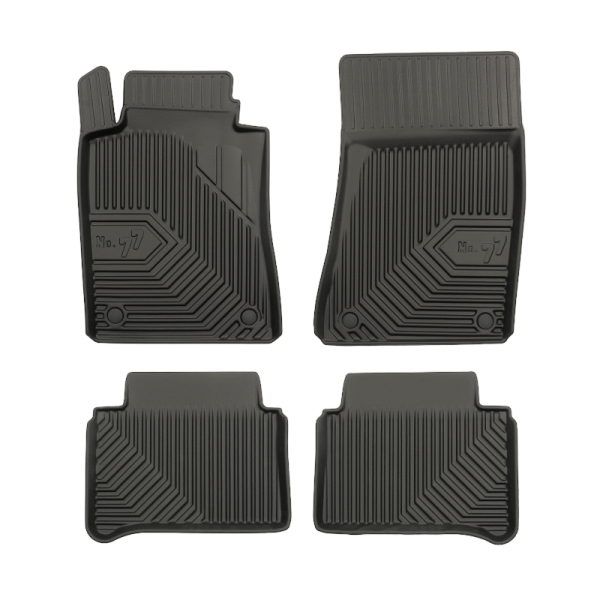 Rubber mats No.77 Mercedes E Class W211 2003-2009