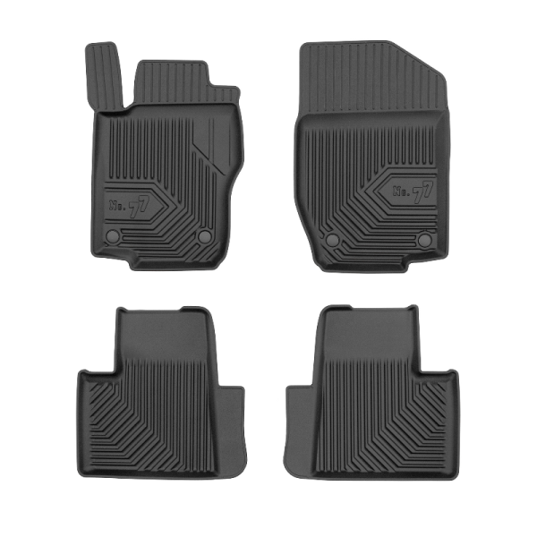 Rubber mats No.77 Mercedes GL Class X164 2006-2012 (7 places)