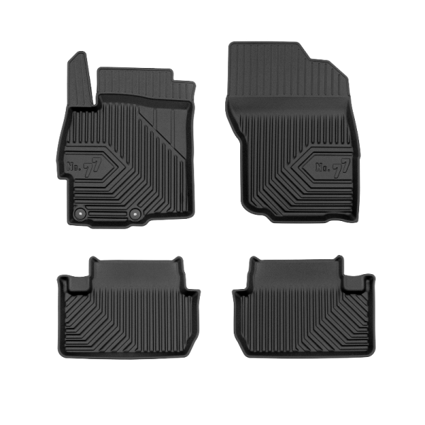 Rubber mats No.77 Mitsubishi Lancer VII 2007-2017