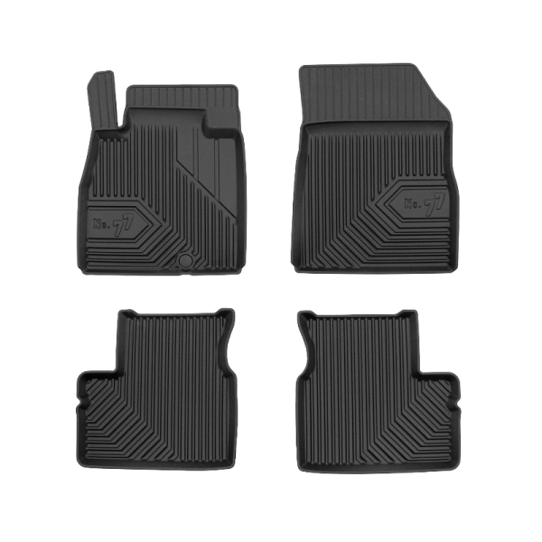 Rubber mats No.77 Nissan Micra K13 2010-2017