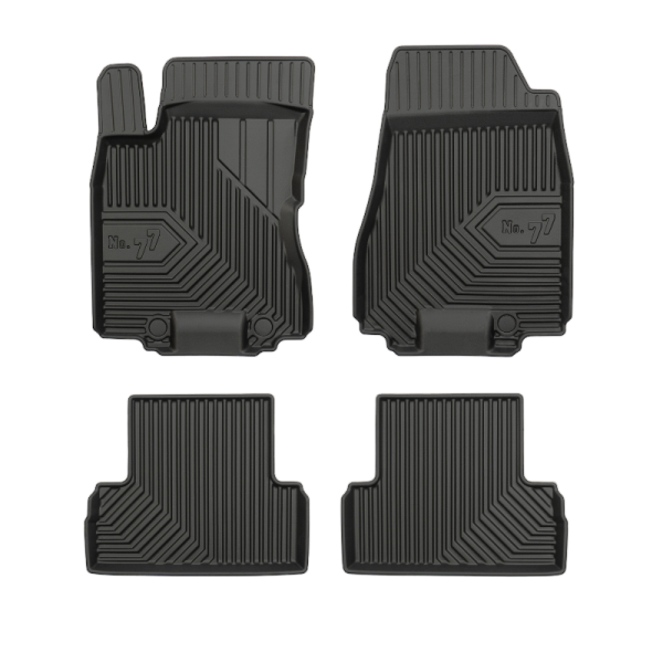 Rubber mats No.77 Nissan X-Trail II 2007-2013