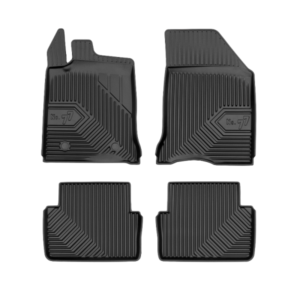 Rubber mats No.77 Renault Laguna II 2001-2007