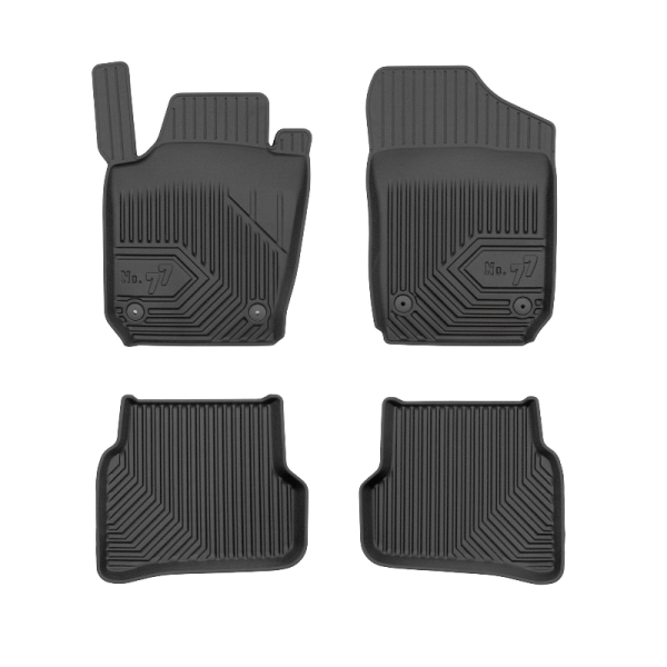 Rubber mats No.77 Volkswagen Polo V 2009-2017