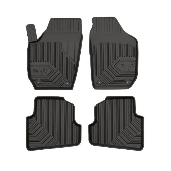 Rubber mats No.77 Skoda Fabia II 2007-2014