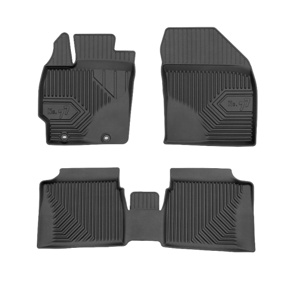 Rubber mats No.77 Toyota Prius III 2009-2016