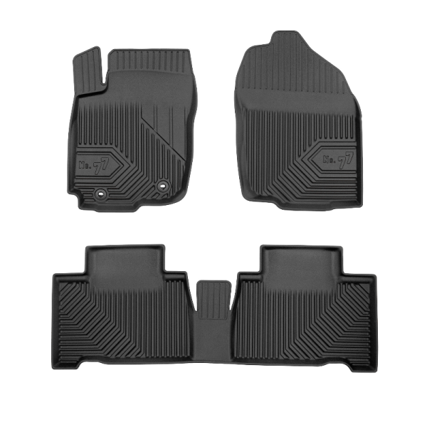 Rubber mats No.77 Toyota RAV4 IV 2015-2018