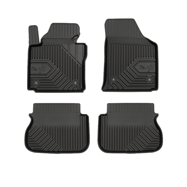 Rubber mats No.77 Volkswagen Caddy III 2003-2020 (Van)