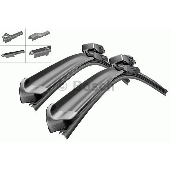 Wiper set Bosch Aerotwin Multi-Clip Spoiler AM460S, 530/450 mm